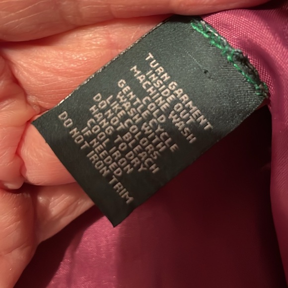 Lauren Jean Co LRL Ralph Lauren velvet blazer size 10 pink lavender color nwot - Picture 7 of 10